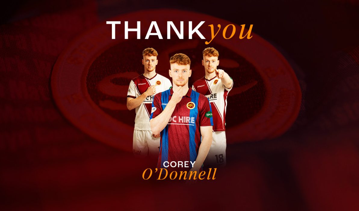 Corey O’Donnell has completed a permanent transfer to Stranraer F.C.